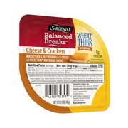 1.5 oz Sargento Balanced Breaks Single Monterey Jack and Mild Cheddar Natural Cheeses with Wheat Thins Mini Original Snacks