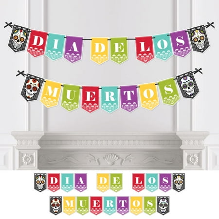 Day Of The Dead Dia De Los Muertos Party Bunting Banner Sugar