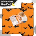 thumbnail image 4 of Orange Halloween Bats Toddler Nap Mats for Kids Preschool,50"x20" Sleeping Mat Bag or Kids,Toddler Sleeping Bag,Toddler Nap Mat or Daycare, 4 of 6