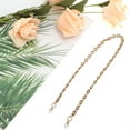 thumbnail image 4 of Unique Bargains 1 Pc Reusable Handbag Strap for Travelling Coffee Color White Acrylic Metal, 4 of 5