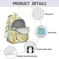 thumbnail image 4 of Lemon Backpack for School,Cute School Bag,Schoolbag with Adjustable Shoulder Straps & Padded Back,13.4"x11"x4.7", 4 of 6
