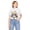 White, variant on Fan shirt, Shirt with Fan, Tee Shirt with Gold Blower