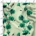 thumbnail image 2 of Soimoi Green Fabric - By the Yard - 42 Inch Wide - Florals Print Fabric - Elegant & Beautiful Patterns for Fashion and Home Decor Printed Fabric, 2 of 6