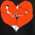 thumbnail image 3 of CafePress - Foxes Mate For Life Women's Dark Pajamas - Women's Short Sleeve Print T-Shirt and Pants Dark Cotton Pajama Set, 3 of 7