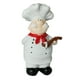 thumbnail image 4 of Figura de chef de resina, figura decorativa de chef, arte de resina, estatua moderna coleccionable para encimera de cocina, mesa, armario, decoración, 4 of 8