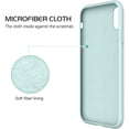 thumbnail image 4 of iPhone XR Cases, iPhone XR Case FYBTO Slim Lightweight Smooth Liquid Silicone Soft Gel Rubber Microfiber Lining Cushion Texture Cover Shockproof Protective Phone Cases for iPhone 10 XR, Light Blue, 4 of 5
