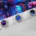 thumbnail image 4 of Manfei Teens Adults Flowers Gradient Butterflies Blackout Curtains Set of 2 (52x84 Each),Spring Garden Window Curtains,Dreamy Princess Curtains and Drapes,Super Cozy Room Decor, 4 of 6