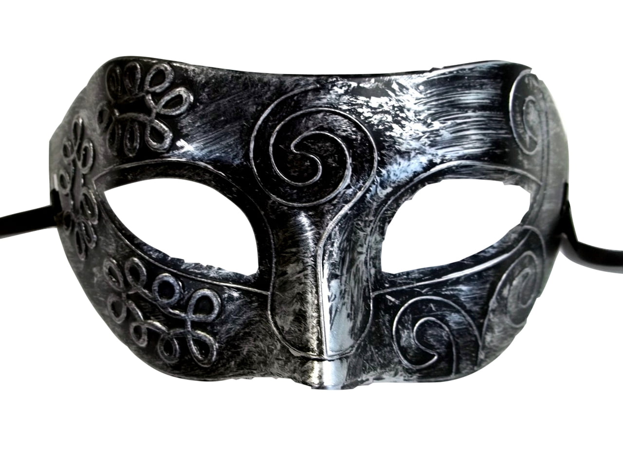 Steampunk Phantom Theater Masquerade Mask for Men Silver M39146 