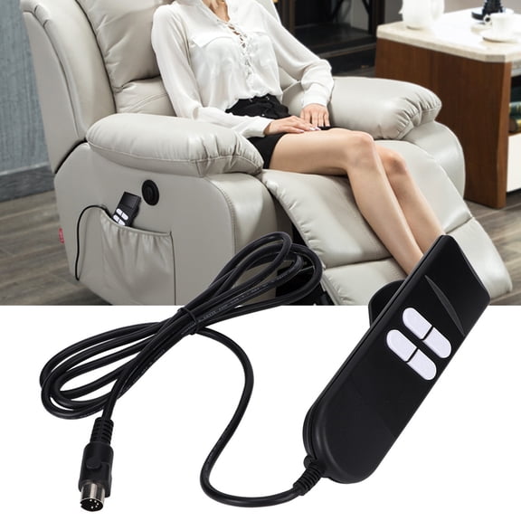 Mgaxyff Electric Recliner Controller 4 Button for Lifting Chair Electric Sofa Manual Hand Controller,Hand Control Lift Chair,Lift Chair Button