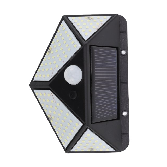 Lámpara solar con detección corporal, lámpara de pared solar LED, lámpara para exteriores a prueba de agua, luz de calle solar, resultados impresionantes