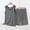 #245-Dark Gray, variant on Haivin Women's Modal Sleeveless Tank Top and Shorts Set, Comfortable Round Neck with Elastic Waist, Striped Athletic Wear for Sports and Daily Use
