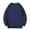 Navy, variant on Lmnyox Men's Crew Neck Sweatshirts Winter Casual Basic Long Sleeve Pullover Shirts Solid Fleece Lined Tops