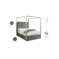 thumbnail image 2 of Porter Grey Velvet Queen Bed-Color:Grey Velvet,Style:Contemporary, 2 of 3