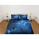 thumbnail image 2 of Stars Blue Galaxy Bedding, 3D Outer Space Bed Set Full, Cosmic Duvet Cover, 2 of 4