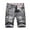 Grey, variant on Hpapadks Men Jean Shorts Ripped Distressed Slim Fit Cargo Jeans Shorts Straight Leg Knee Length Casual Street Mens Denim Shorts Black L