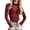 Red, variant on CAIXIA Valentine Womens Mock Neck Mesh Tops Love Print Western T Shirts Long Sleeve Layering Tops See Through Trendy Outfits