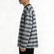 thumbnail image 5 of Ceisia Men's Ink-Brush Stripe Long-Sleeve T-Shirt | Relaxed Summer Casual Top Gift, 5 of 8