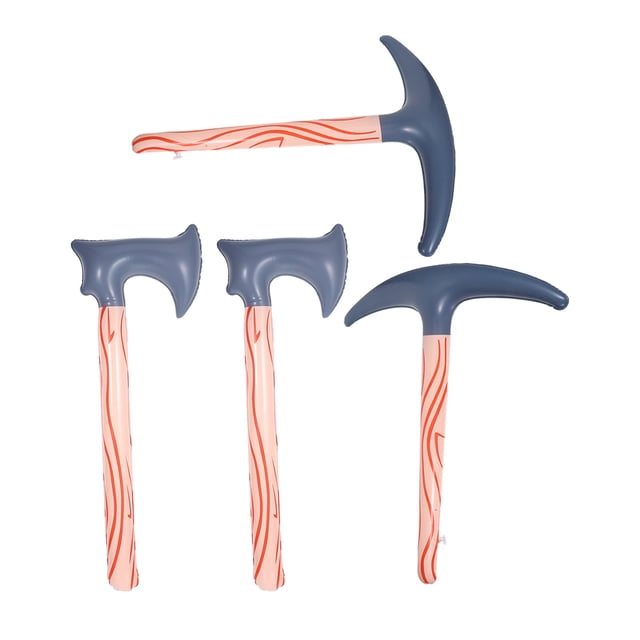 TABLZONE 4Pcs Inflatable Hatchet Props Multi Color Costume Accessories for Cosplay and Party Use