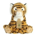 thumbnail image 2 of Aurora - Medium Brown Eco Nation - 10" Tiger - Responsibly Made Stuffed Animal, 2 of 5