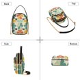 thumbnail image 3 of FORMRS Crossbody Bag for Women Quilted Travel Shoulder Cell Phone Purse with Chain Strap Handbag, Beige Clover Pattern, 3 of 7