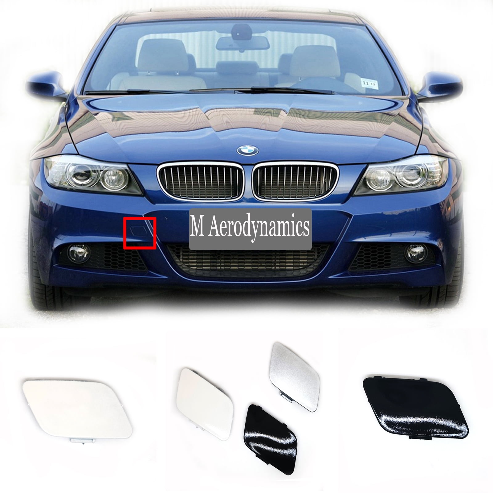 Trimla Front Tow Cover for 0609 BMW 3 series 2door M Aerodynamics E92