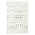 thumbnail image 2 of SAFAVIEH Berber Fringe Vinal Aztec Shag Area Rug, Ivory/Sage, 4' x 6', 2 of 11
