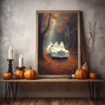 thumbnail image 6 of Ghosts In The Fall Woods In A Car Poster, Halloween Autumn Poster, Art Oil Painting, Haunting Ghost, Halloween Decor, Print Wall Art, 6 of 7
