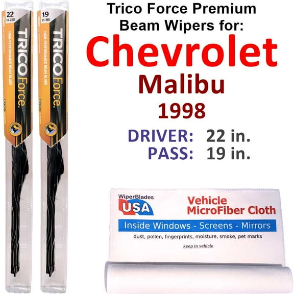 1998 Chevrolet Malibu Performance Beam Wipers (Set of 2)