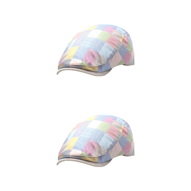 Youkk Rester Chic et Confortable Casquette Plate Respirante pour Look Chic Insect Proof Rose 2Set