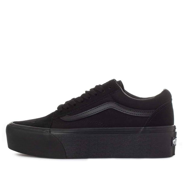 Tenis Vans Old Skool Stackform 7Q5MBKA Mujer negro 26