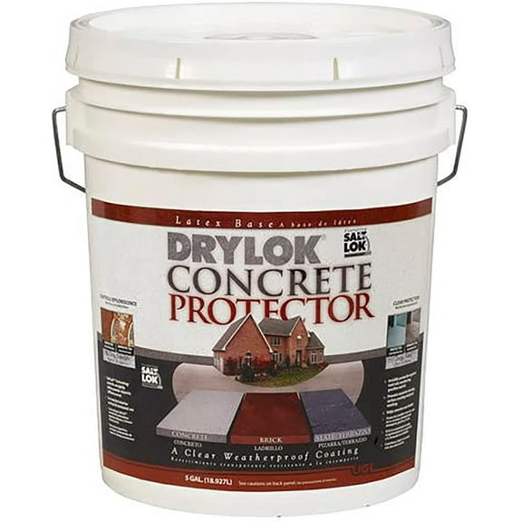 DRYLOK Latex Base Concrete Protector with SaltLok - Clear - 5 Gallon Can
