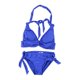thumbnail image 1 of Anne Cole Halter Twist Brief Bikini de 2 piezas para mujer, azul, XS Anne Cole  Bikini, 1 of 2