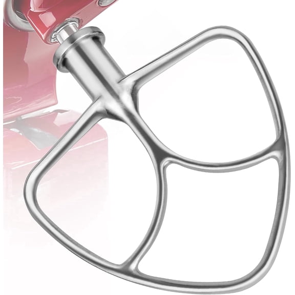 Stainless Steel K45B Coated Flat Beater for KitchenAid 4.5-5 Qt Mixer Paddle Attachment Flat Beater Fits Stand Mixer Bowls For KitchenAid 4.5-5 Quart Bowls, Kitchenaid Paddle Attachment