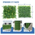 thumbnail image 5 of 20"x20" Faux Privacy Fence Screen Artificial Boxwood Panels Topiary Hedge Plants for Indoor Outdoor Decoration, #3 Mixed Leaves, 3 Packs, 5 of 5