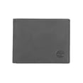 thumbnail image 1 of Billetera Timberland de piel con bolsillo abatible para hombre, color gris, 1 of 6