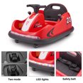 thumbnail image 4 of VOLTZ TOYS 12V Kids Bumper Car, Indoor & Outdoor 2 Modes, 360°Rotation Electric Ride On Car Dual Motors w/ Parent Remote Control and Customized Stickers(Red), 4 of 8