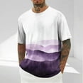 thumbnail image 1 of Tops para hombre, blusas y camisas de cuello redondo y manga corta para hombre, blusas casuales de moda con cuello redondo y manga corta para hombre, blusas de poliéster para hombre, 1 of 5