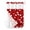 Red, variant on No Hook Cloth Fabric Shower Curtain with Snap in Liner, Valentines Day Waterproof Shower Curtains Set with See Through Top Window, Pink White Love Hearts Romantic Bath Curtains Shower 72"x84"