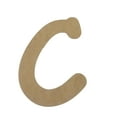 thumbnail image 1 of Wooden Letter Unfinished, Comic Book Font, Craft Cutout, 1 of 3