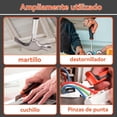 thumbnail image 4 of Caja de Herramientas 102 en 1,Juegos de Herramientas Manuales,Kit de Herramientas Manuales de Portátil y Universal,con Caja de Herramientas de Plástico,Para Mantenimiento de Casa,Garaje y Oficina, 4 of 7