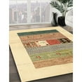 thumbnail image 2 of Ahgly Company Indoor Rectangle Contemporary Brown Gold Solid Area Rugs, 3' x 5', 2 of 6