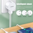 thumbnail image 3 of Mini Mobile Phone Charging Quick Charge 5V 2.1A Dual USB Charger Charging Adapter Wall Charger Travel Charger EU PLUG, 3 of 8