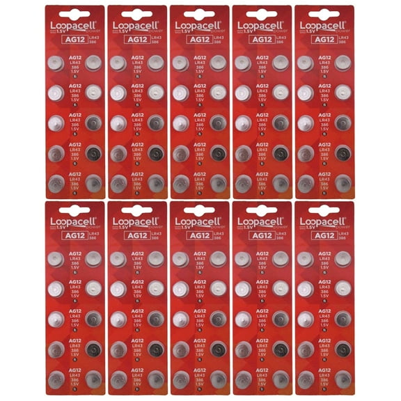 LOOPACELL 100 AG12 Alkaline Button Cell Coin batteries