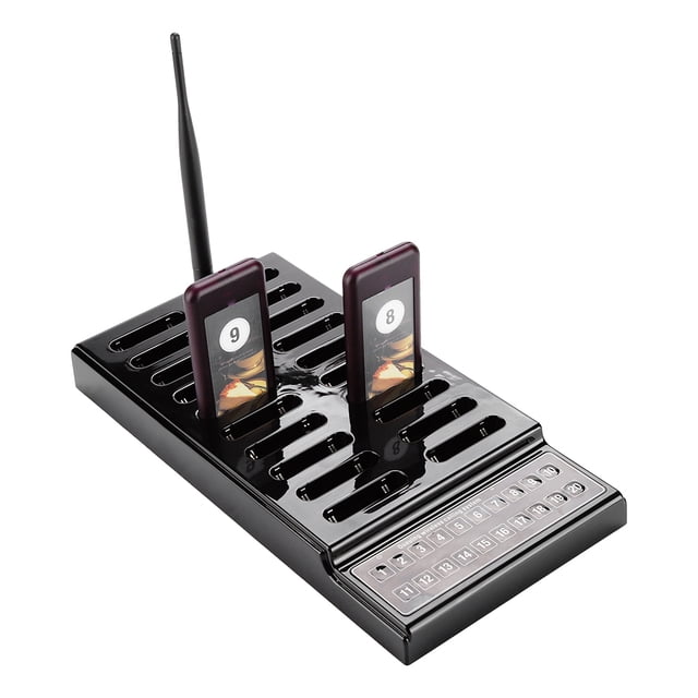 20 Channels Restaurant Pager System, Wireless Queue Calling System Guest Paging System, For Household