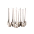 thumbnail image 1 of UPGRATOR Stainless Steel Silver 12Pack Air Inflation Needle for Hand Pump Inflators Sports Lovers Equipment, 1 of 8