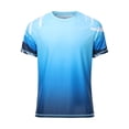 thumbnail image 5 of Mens T-Shirts Summer Lightweight Breathable Raglan Short Sleeve Crewneck Casual Printed Tee Shirt Streetwear, 5 of 5