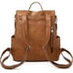 thumbnail image 2 of C-brownMochila de piel elegante para mujer, marrón, 2 of 5