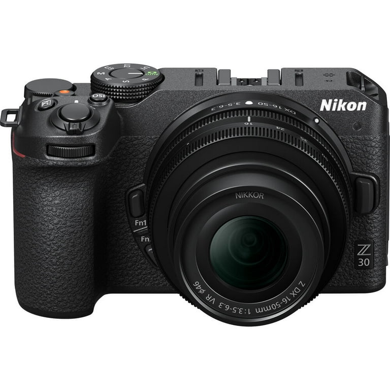 Nikon Z30 16-50 VR 純正予備電池・64GB・フード・マフ付 Nikon Z30 Mirrorless Camera Bundle with NIKKOR 16-50mm VR Zoom