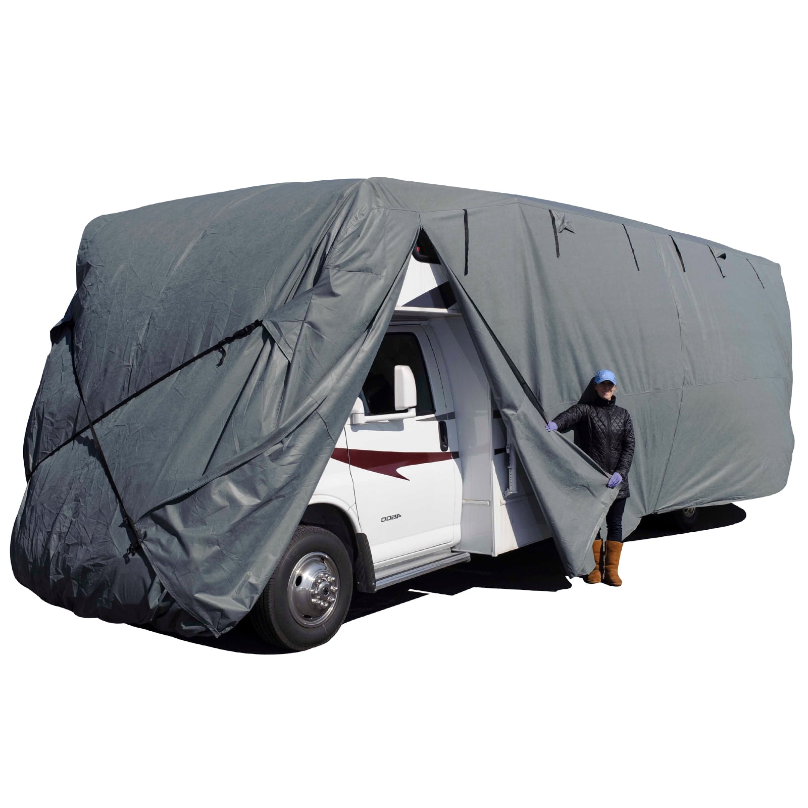 122 Max H Classic Accessories SkyShield Heavy-Duty RV Class C Cover for Up to 20 L