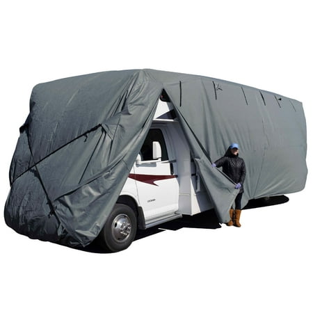 Budge Standard Class C RV Cover, Basic Outdoor Protection for RVs, Multiple (Best Rv Cover For Uv Protection)